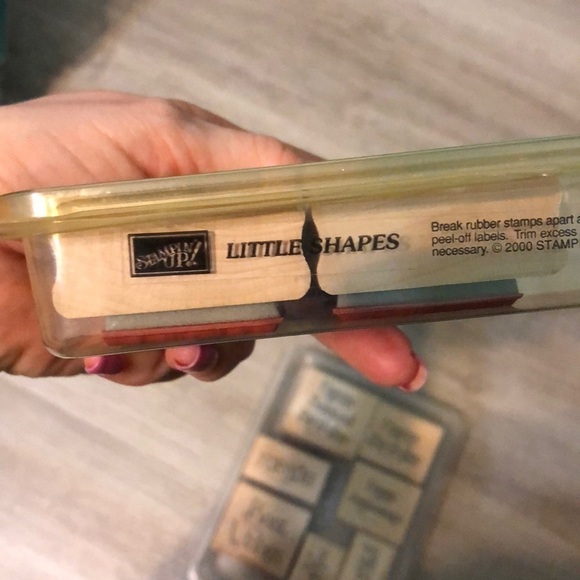 Stampin’ Up Two Stamp Sets Favorite Greetings & Shapes Birthday Anniversary - Picture 5 of 7